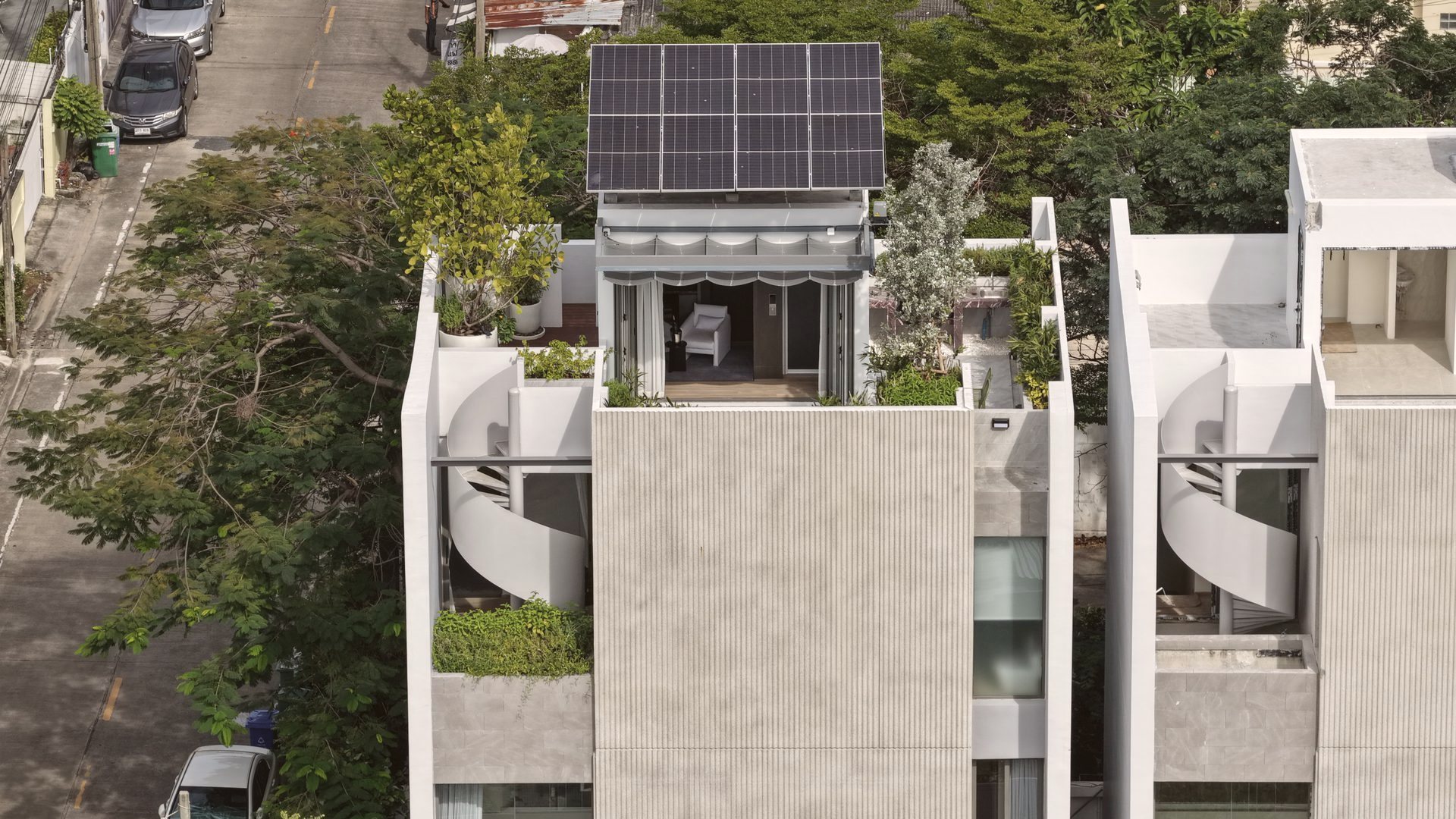 IDIN Architects — facade detail, Canvas Rama 9