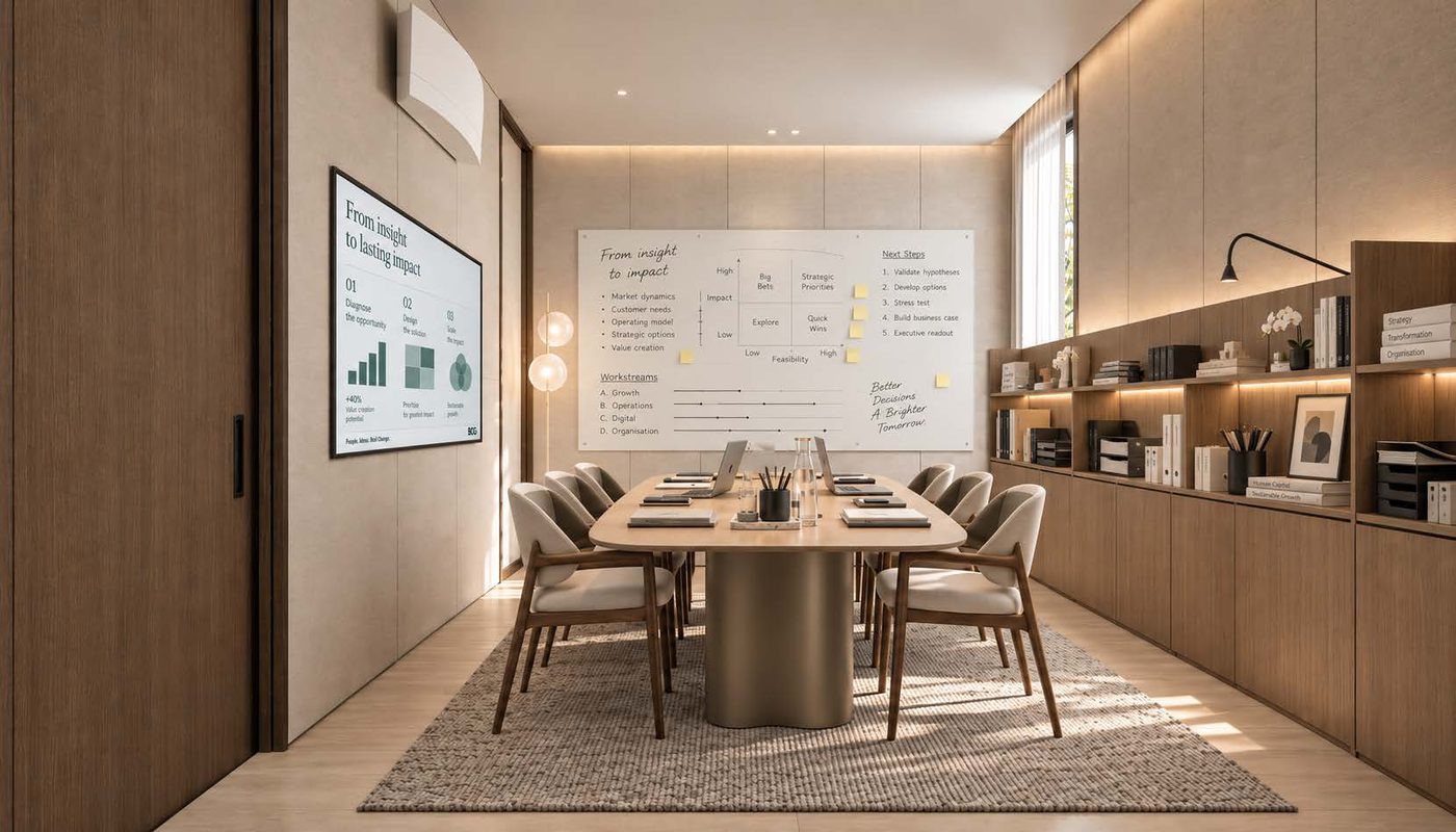 A strategy room