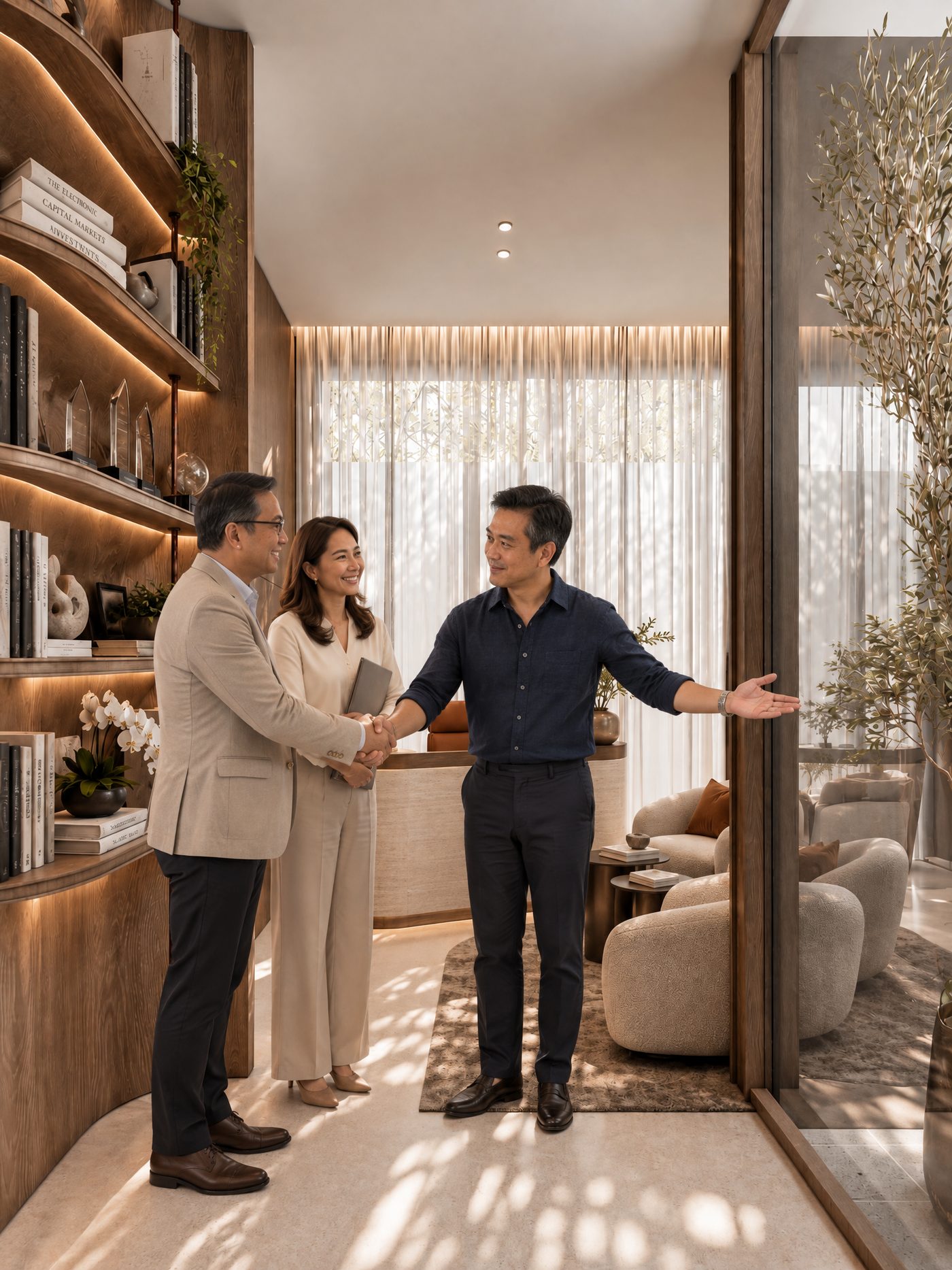 Clients arrive at your own door